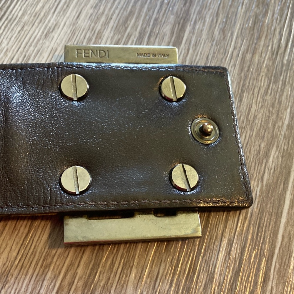 Fendi Brown Zucca Monogram Vintage Wallet - Picture 6 of 16